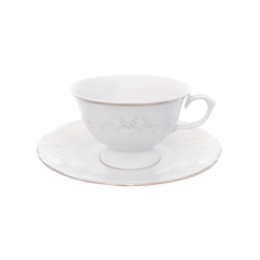 Набор чайных пар свадебный узор классическая чашка (repast) белый