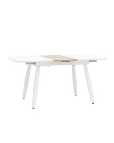 Стол обеденный раскладной чикаго (stoolgroup) белый 120x90x76 см.