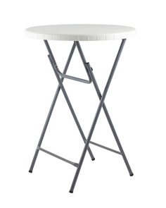 Стол коктейльный кейт (stoolgroup) белый 110 см.