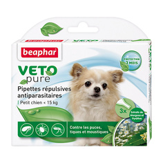 BEAPHAR Капли «Био» от блох и клещей для собак мелких пород