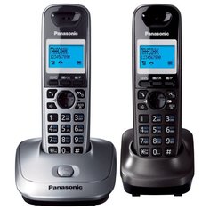 Радиотелефон Panasonic KX-TG2512RU1 серый металлик