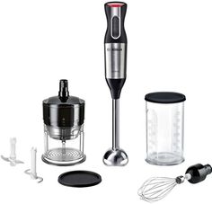 Блендер погружной Bosch MS6CM6166 1000Вт нержавеющая сталь