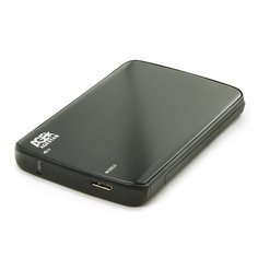 Внешний корпус для HDD/SSD AgeStar 3UB2A12 SATA пластик/алюминий черный 2.5"