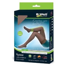 Чулки компрессионные 1 класс компрессии B.Well JW-215 Black р.2