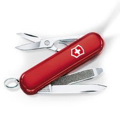 Нож-брелок Victorinox Classic SwissLite, 58 мм, 7 функций, красный