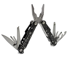 Мультитул Stinger MT-MQ007-BK, чёрный, 9 инструментов, нейлоновый чехол