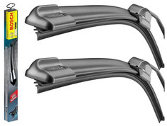 Щетка стеклоочистителя комплект BOSCH Aerotwin Multi-Clip AM466S, 650 мм / 380 мм, бескаркасная, 2шт, 3397007466