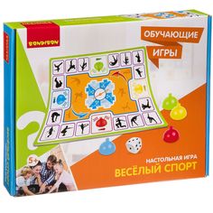 Обучающая настольная игра "Веселый спорт" BONDIBON BB3326