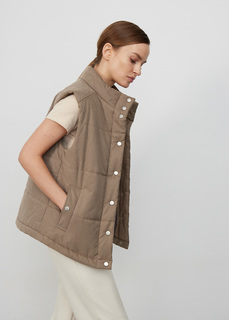 Жилет утепленный (Размер: S, Цвет: Мокко) Niceone