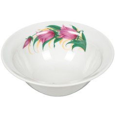 Миска керамика, круглая, 0.55 л, Колокольчики, Добрушский фарфоровый завод, 4С0308