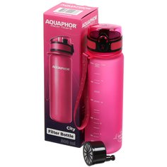 Фильтр-насадка для воды Аквафор, Бутылка розовый 507881