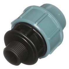 ПНД муфта d40х1", наружная резьба, STR СТР