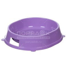 Миска для животных Гамма, №0, пластик, 0.2 л