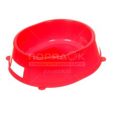 Миска для животных Гамма, №1, пластик, 0.3 л