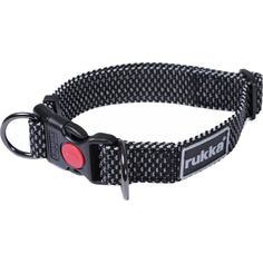 Ошейник RUKKA Star 660125292JV990/XS 1,5x20-30 см черный