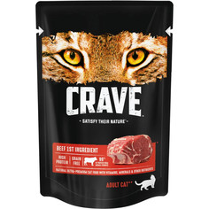 Корм для кошек Crave говядина пауч 70 г