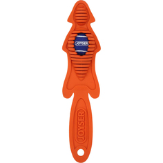 Игрушка для собак Joyser Slimmy Маленькая шкура лисы из резины c мячом-пищалкой S/M оранжевая 38 см