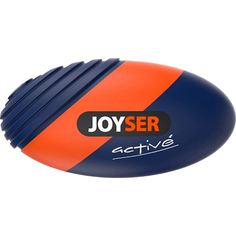 Игрушка для собак Joyser Active Мяч регби V.2 с пищалкой M сине-оранжевый 15 см