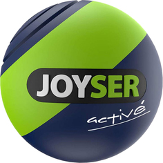 Игрушка для собак Joyser Active Резиновый мяч V.1 с пищалкой M сине-зеленый 6,3 см