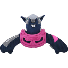 Игрушка для собак Joyser Squad Белка J-Rell V.2 в броне с пищалкой M/L сине-розовый 32 см