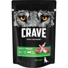 Корм для собак Crave ягненок пауч 85 г