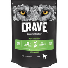 Корм для собак Crave говядина и ягненок 1 кг