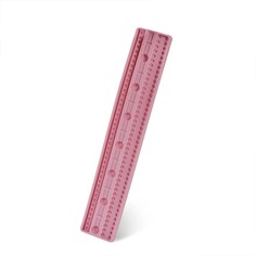 Форма для мастики Fissman текстурная 30х5 см розовый