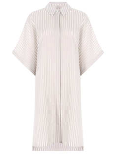 Платье-рубашка хлопковое в полоску Panicale