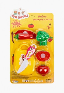 Набор игровой Играем Вместе для приготовления овощей и фруктов "Три кота"