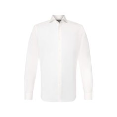 Сорочка из хлопка и льна Corneliani