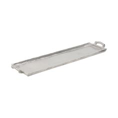Поднос silver (to4rooms) серебристый 81x6x21 см.