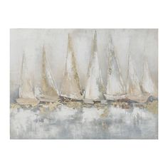 Картина на подрамнике sailboats (to4rooms) серый 120x90x4 см.