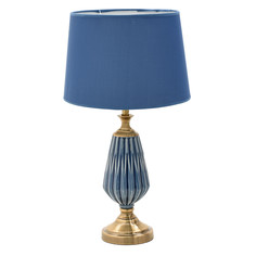 Лампа настольная tokat (to4rooms) синий 68 см.