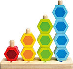 Пирамидка Hape E0504_HP Цветные соты