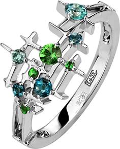Золотые кольца Кольца Art I Fact Jewellery 0103.0221-rings-sapfir-hrizolit-tsavorit