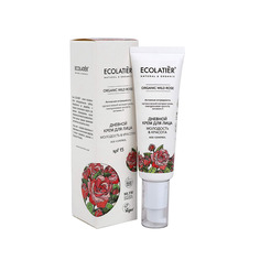 Green Дневной крем для лица "МОЛОДОСТЬ И КРАСОТА" серия ORGANIC WILD ROSE Ecolatier