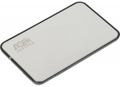 Внешний корпус для HDD/SSD AgeStar 3UB2A8S-6G SATA III пластик/алюминий серебристый 2.5"
