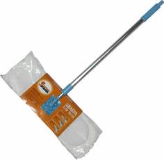 Швабра для пола с насадкой из микрофибры MopM7 (алюм. телескоп. ручка) Рыжий Кот
