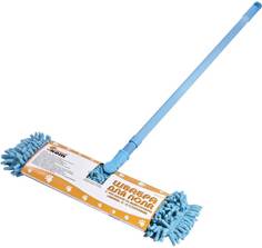 Швабра для пола с насадкой из микрофибры MopM8 «Лапша» 2-х сторонняя Рыжий Кот