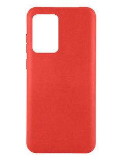 Чехол силиконовый Alwio для Samsung Galaxy A52 soft touch красный