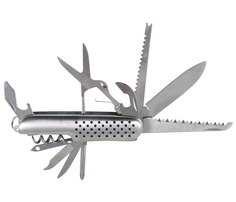 Нож многофункциональный ECOS, SR061, 11 в 1 серебристый