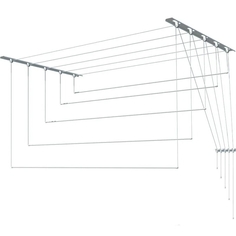 Сушилка для белья 1,4м (5 стержней) Пластик, "Лиана" потолочная Liana