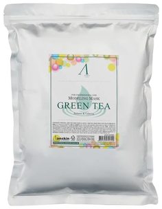 Маска альгинатная с экстрактом зеленого чая (пакет) Anskin Grean Tea Modeling, Refill 1кг