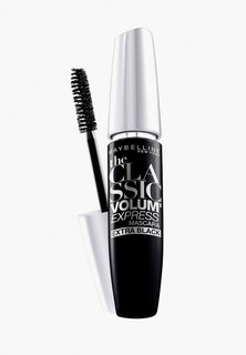Тушь для ресниц Maybelline New York Volum Express, Экстрачерная», трехкратный натуральный объем 10 мл