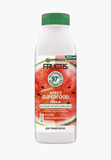 Бальзам для волос Garnier Fructis "Фруктис, Superfood Арбуз", объем, для тонких волос, 350 мл