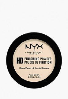 Пудра Nyx Professional Makeup тревел-формат, "High Definition Finishing Powder", Оттенок 02 Banana, прозрачный, матовый финиш, 2.8 г