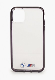 Чехол для iPhone BMW 11, M-Collection PC/TPU Transparent Hard/metal effect Black edges