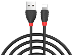 Аксессуар Hoco X27 Excellent USB - Lightning 2.4A 1.2m Black 6957531085454