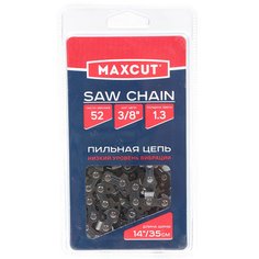 Цепь пильная Maxcut, 91LV-52E, шаг цепи 3/8 , 1.3 мм, 52 звен, блистер, 086321052