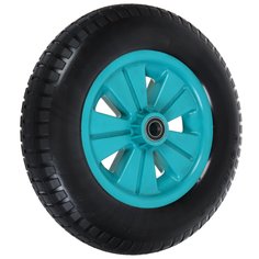 Колесо для тачки полиуретан PU, 3.25/3.00-8, втулка D20 мм RV PLAST РВ Пласт